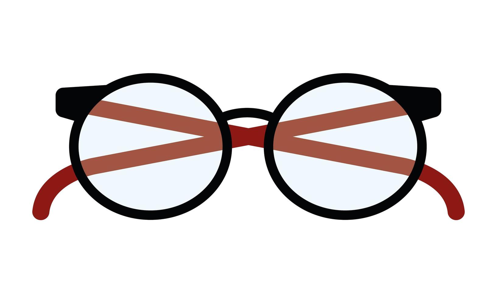 eyeglasses accessory icon vector