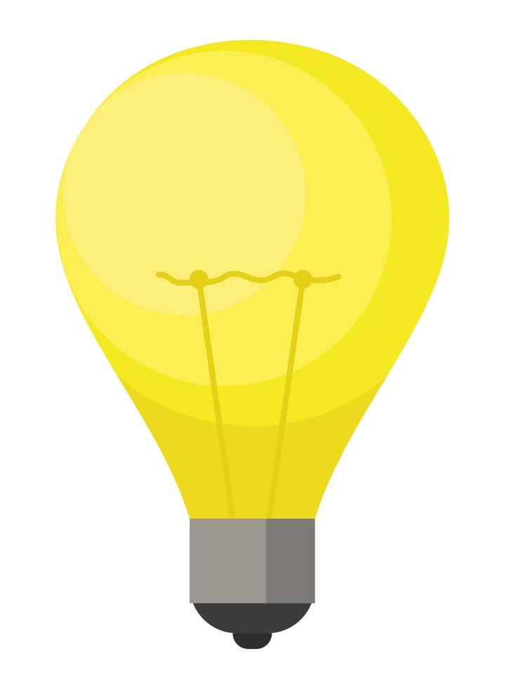 light bulb icon vector