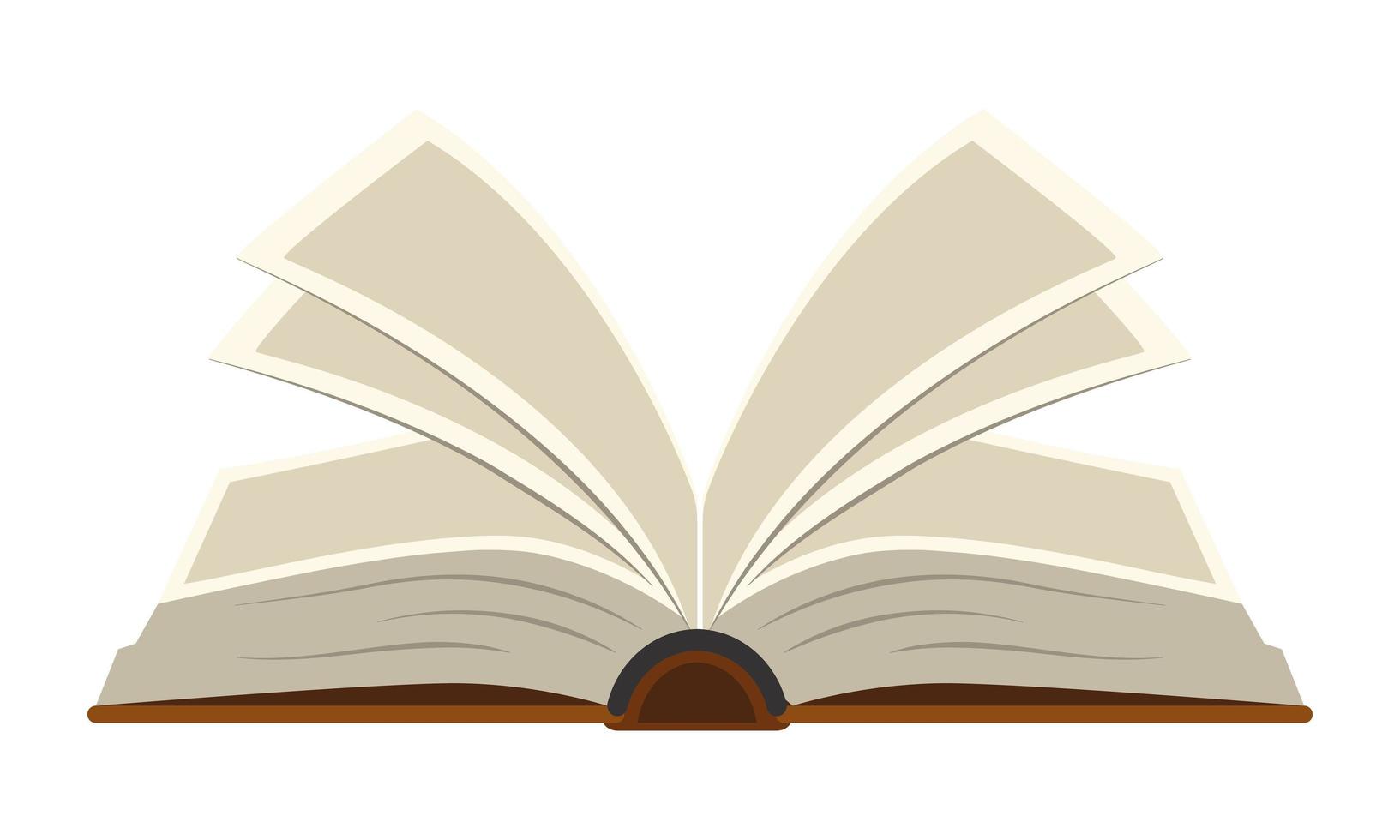 open book icon vector