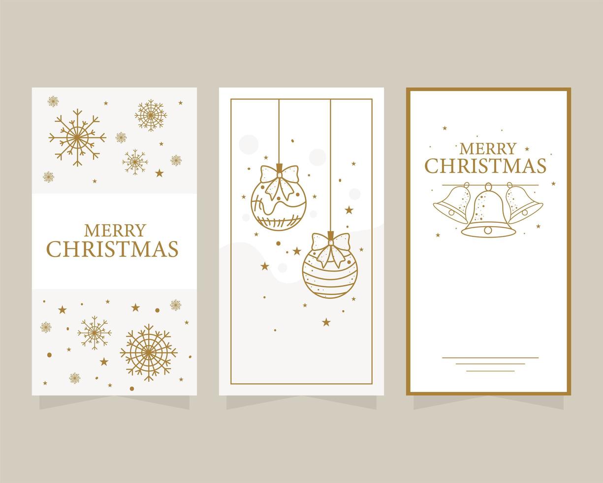 merry christmas banners vector