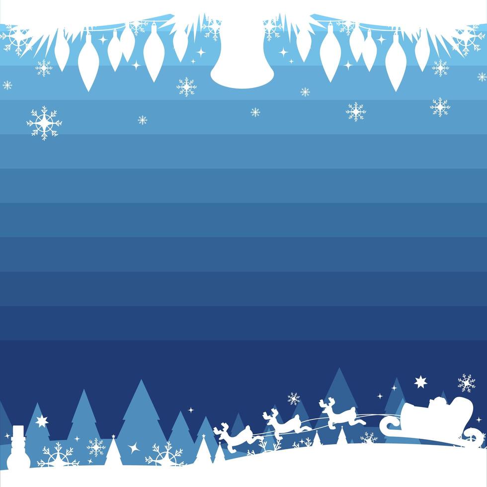 christmas and winter vector