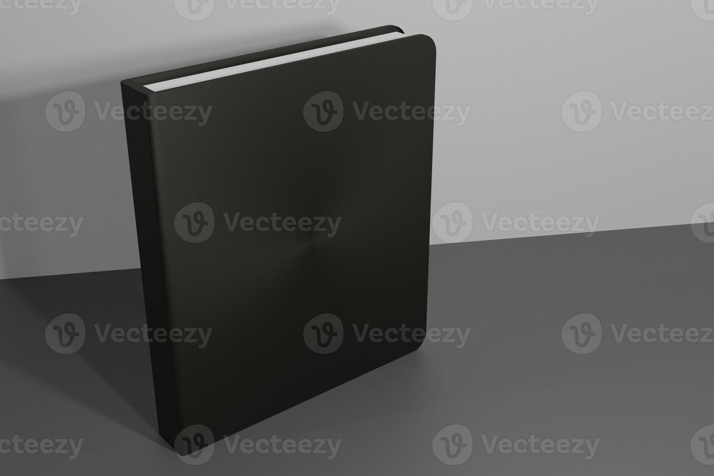 3D Rendering Big Blank Book Cover Background for Mock Up photo