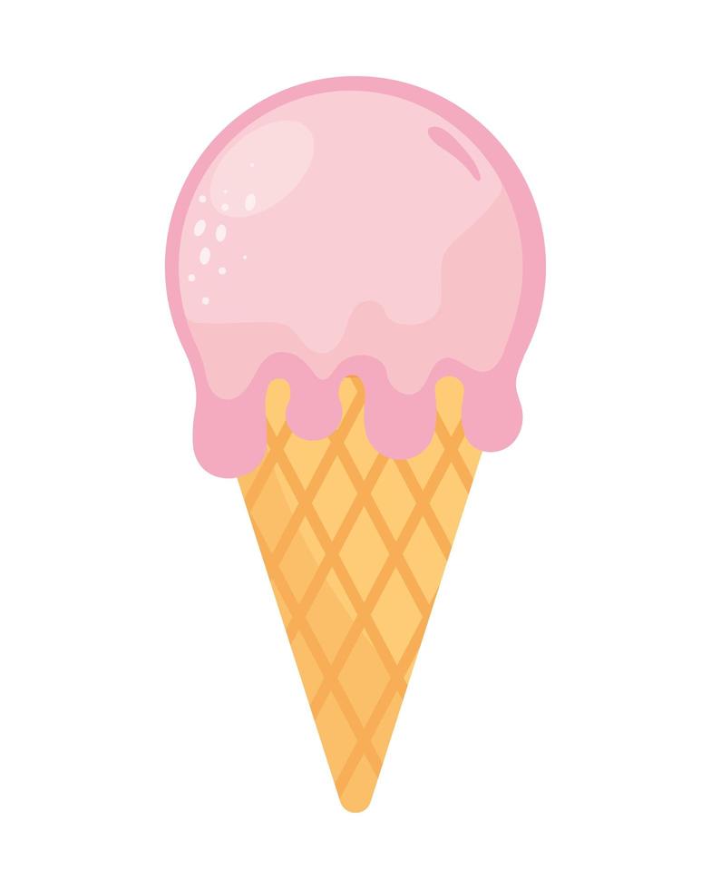 ice cream cone vector