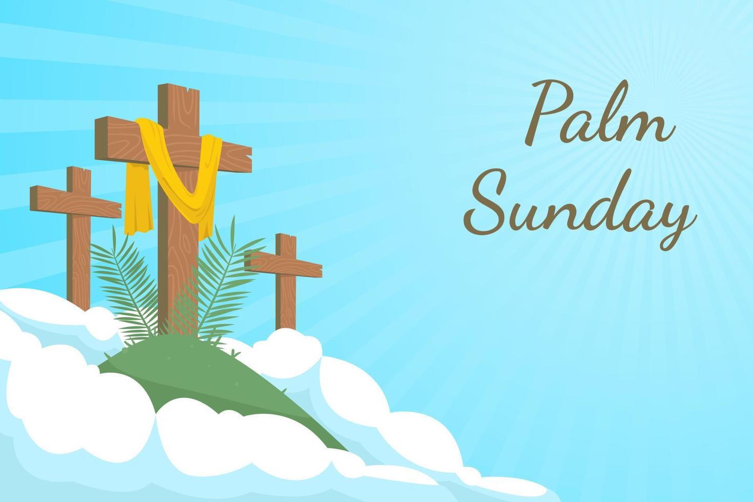 Palm Sunday Background vector