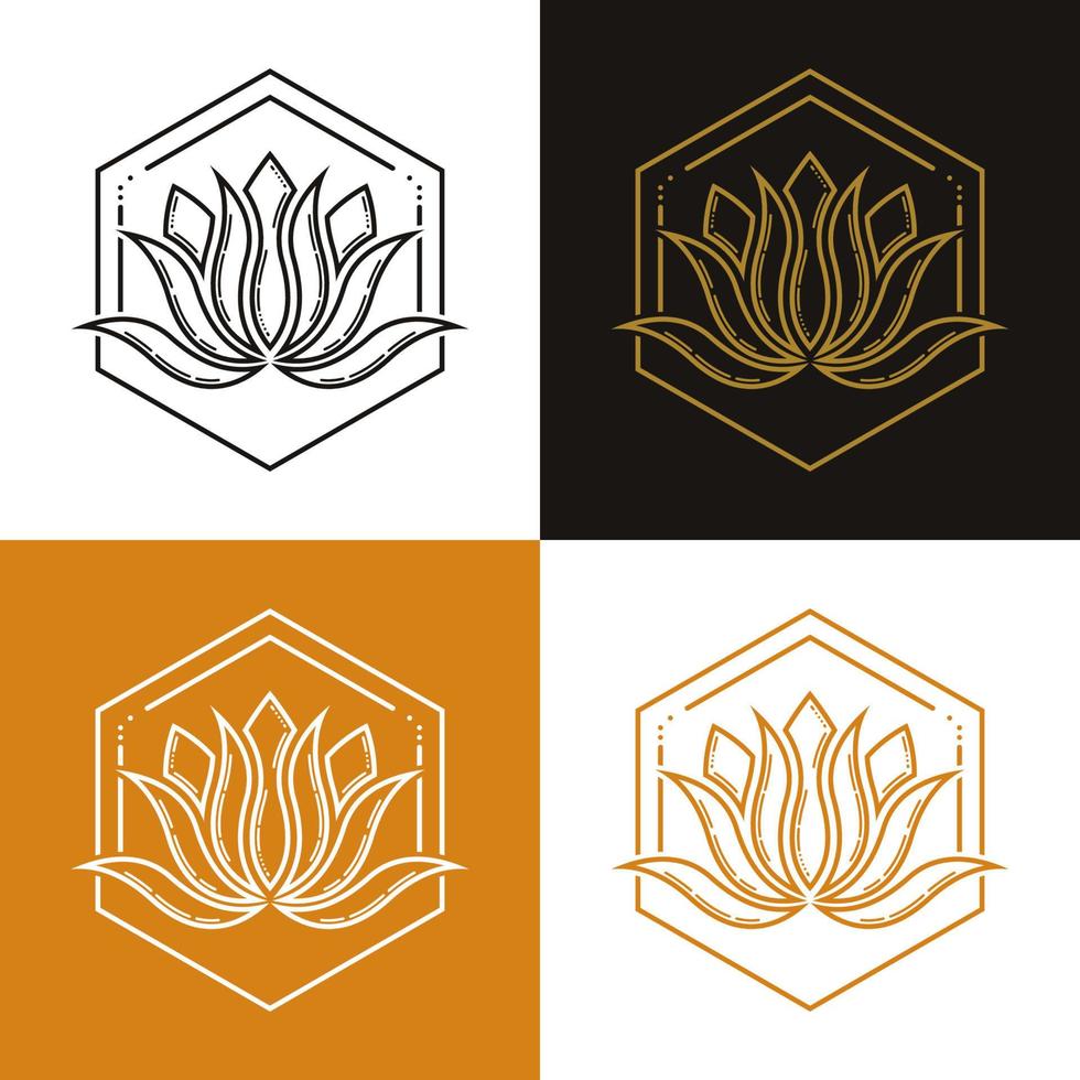 Flower logo vector icon design