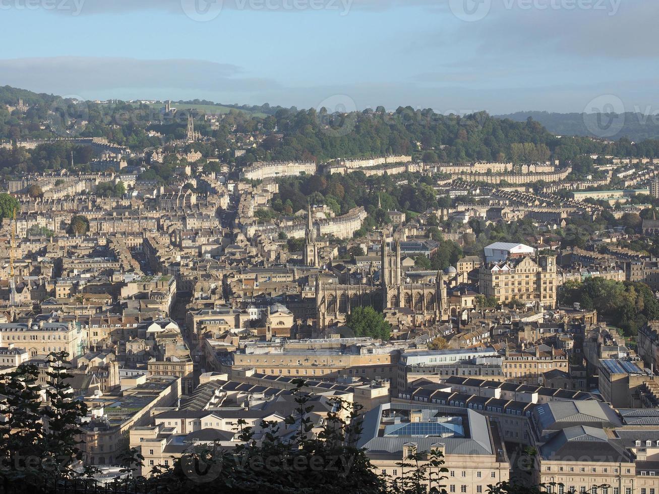 Aerial view of Bath photo