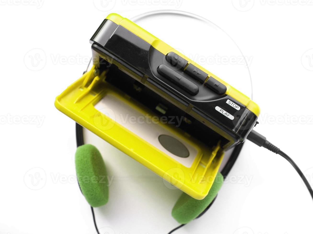 Personal stereo tape cassette player photo