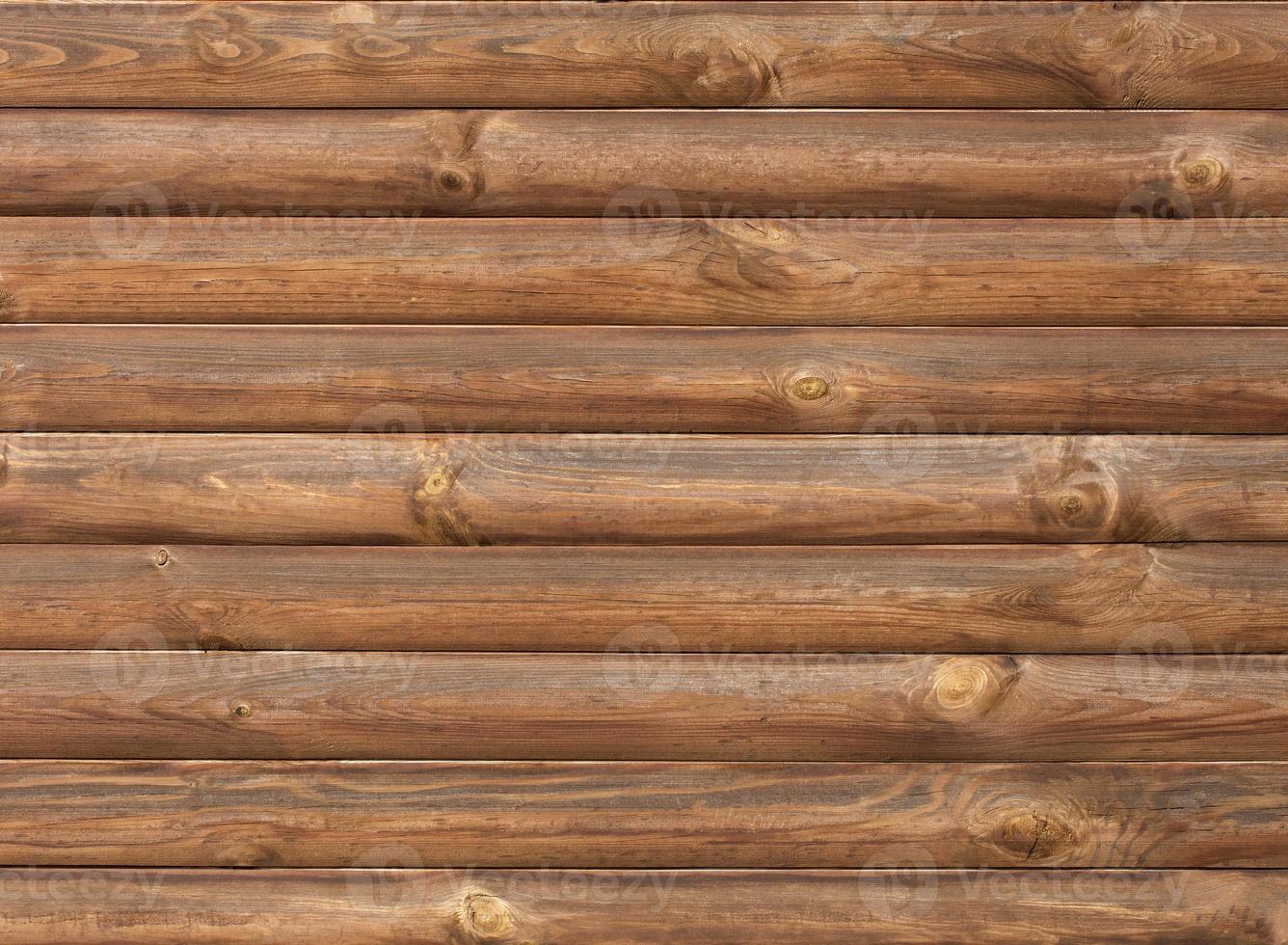 Brown log wooden wall texture photo
