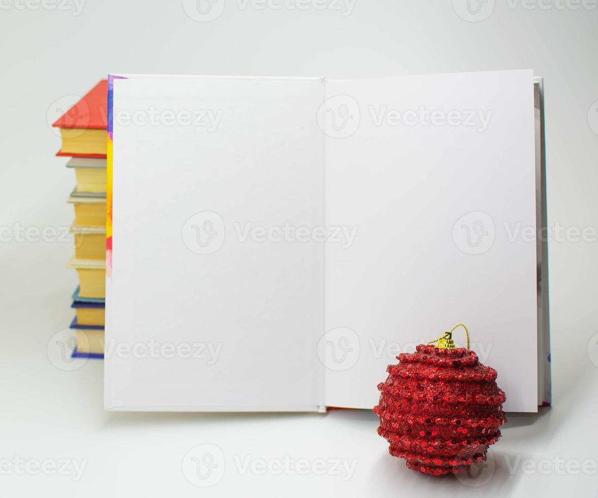 New Year's notebook with a toy photo