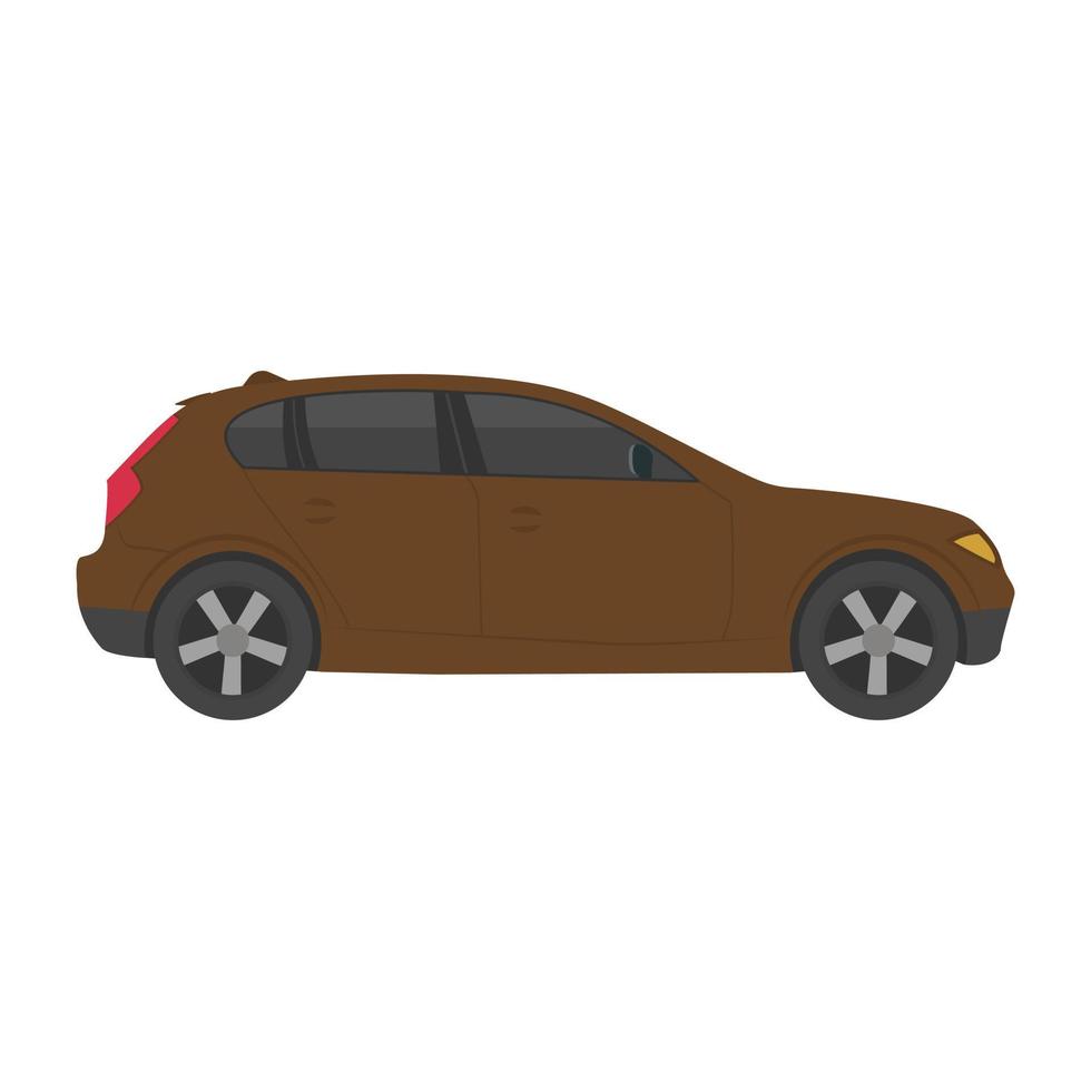 Trendy Hatchback Concepts vector