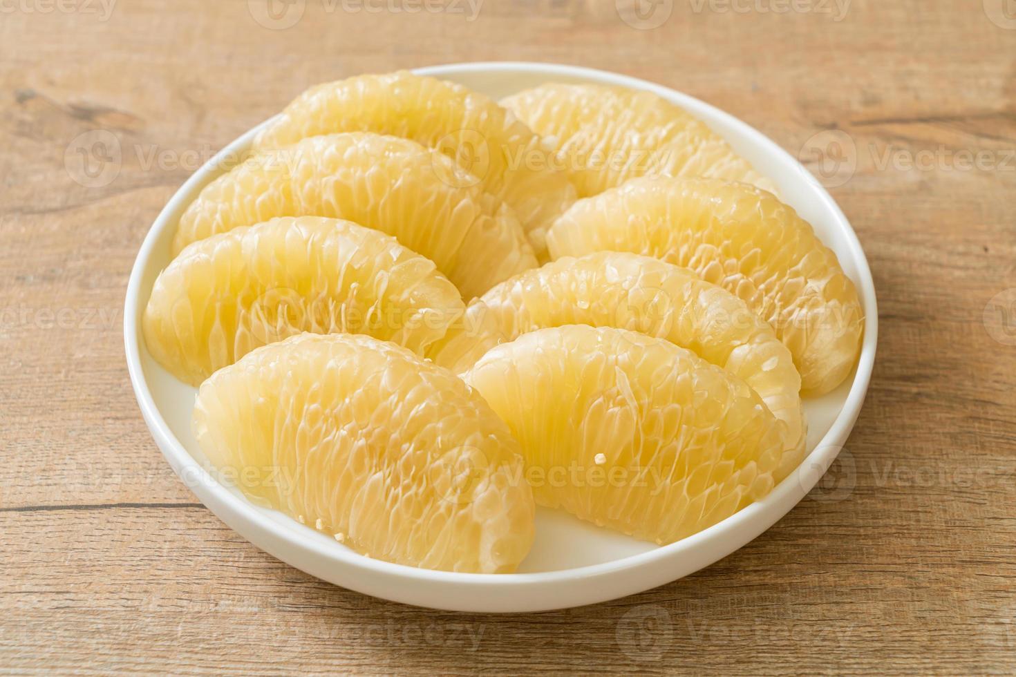 Fresh peeled pomelo, grapefruit or shaddock 4632266 Stock Photo at Vecteezy