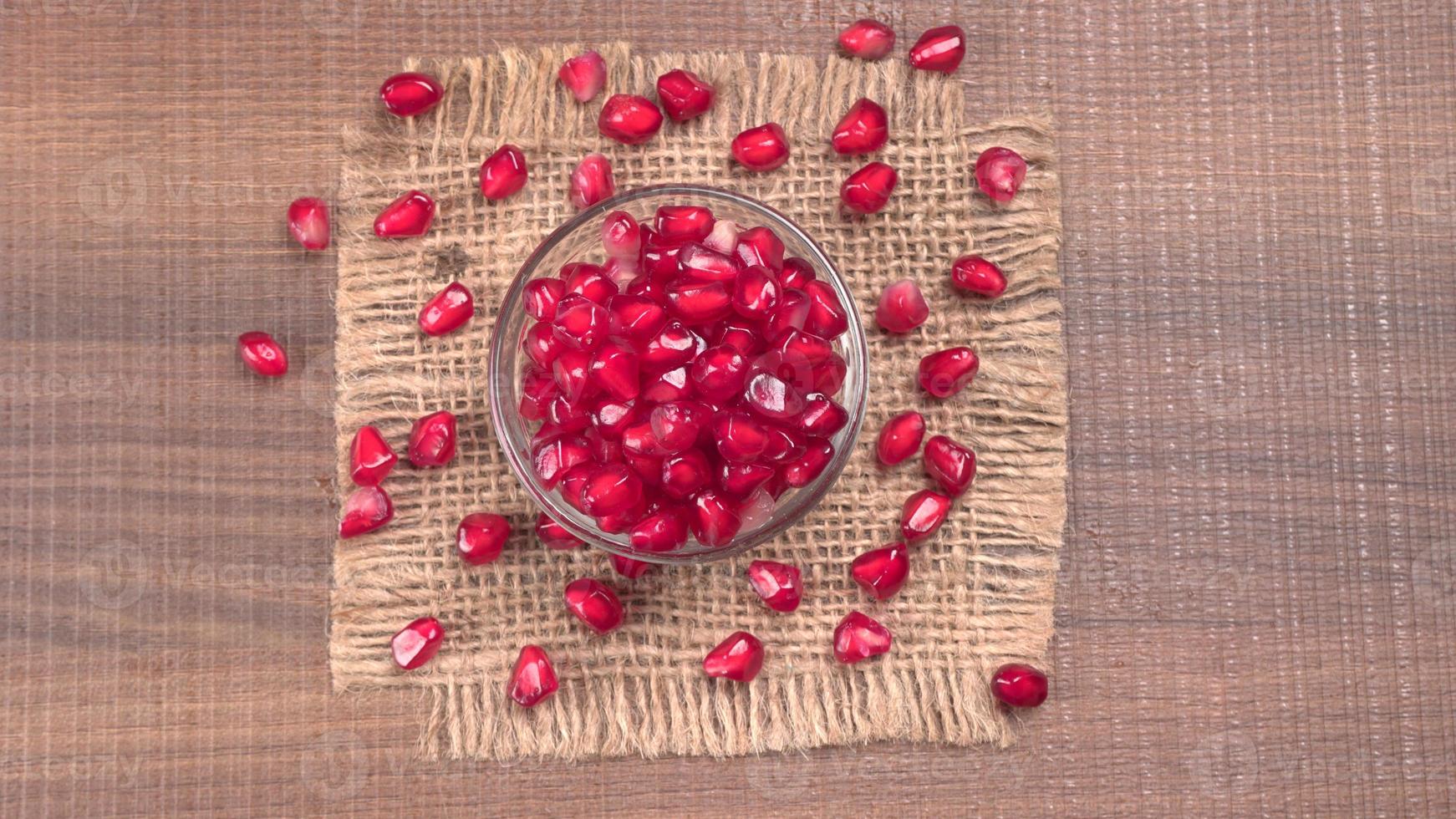 Fresh Pomegranate. rich in natural antioxidants. concept of red fruits, vitamins and natural antioxidants to the skin for beauty. photo