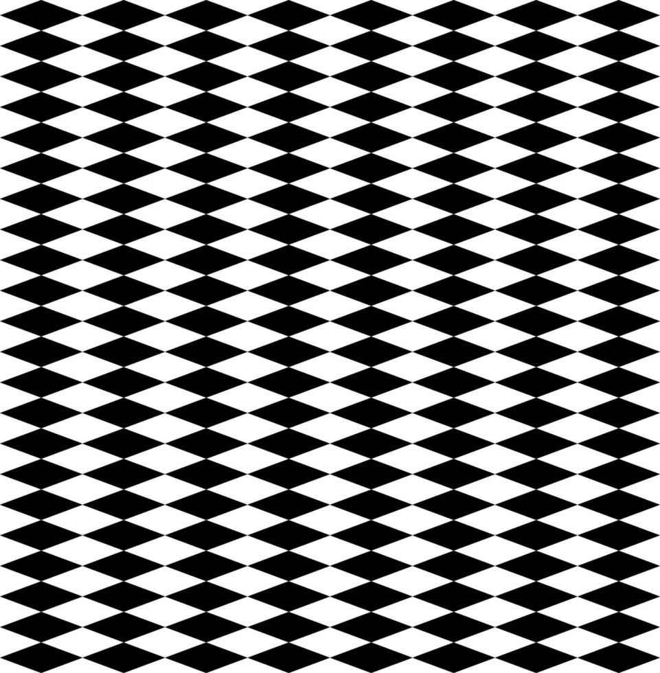 Black and White Abstract Psychedelic Art Background. Vector Illu