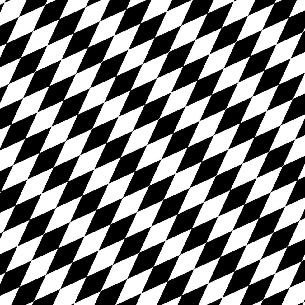 Black and White Abstract Psychedelic Art Background. Vector Illu