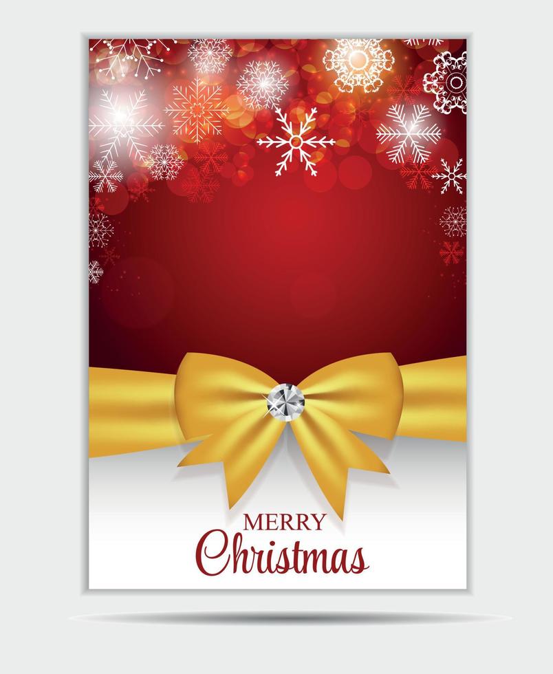 Christmas Snowflakes Website Banner and Card Background Vector I