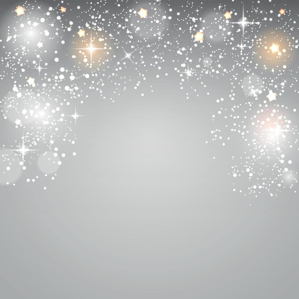 Ilustración de vector de fondo de estrella brillante de Navidad