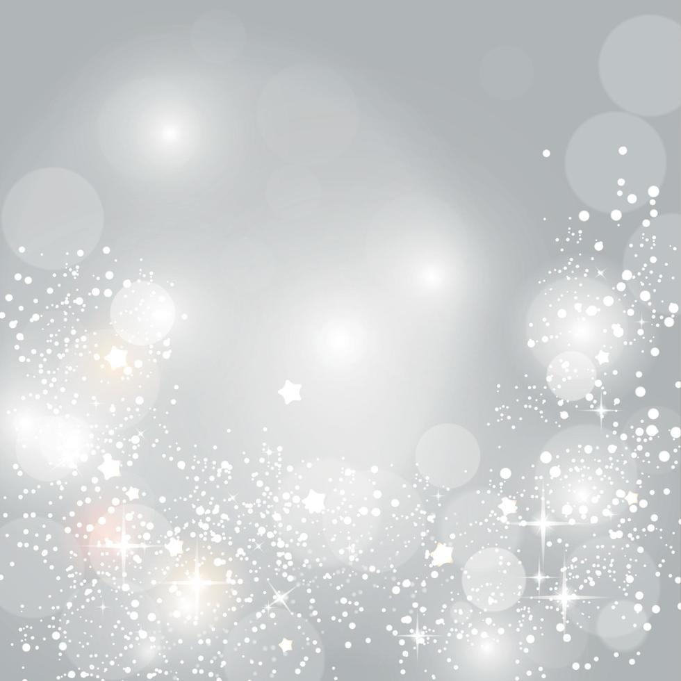 Christmas Glossy Star Background Vector Illustration