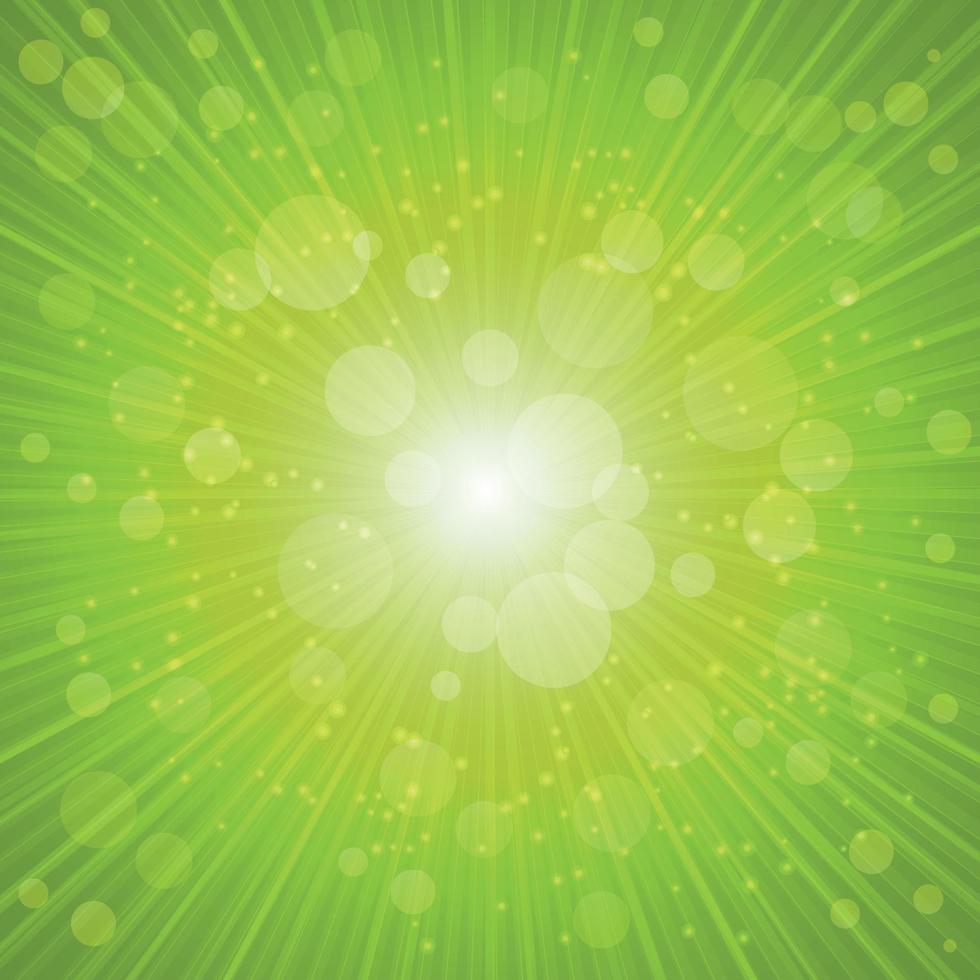 Green Summer Background. Vector Illustration