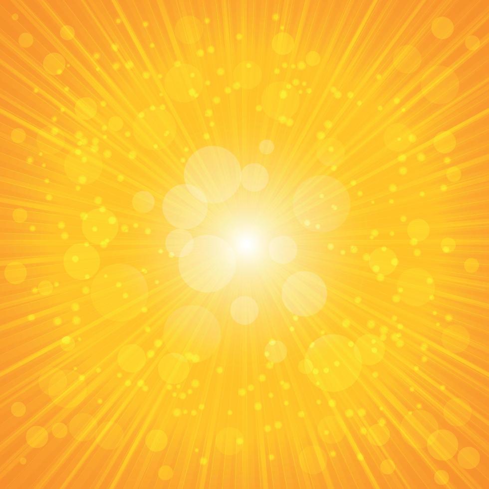 fondo amarillo de verano. ilustración vectorial vector