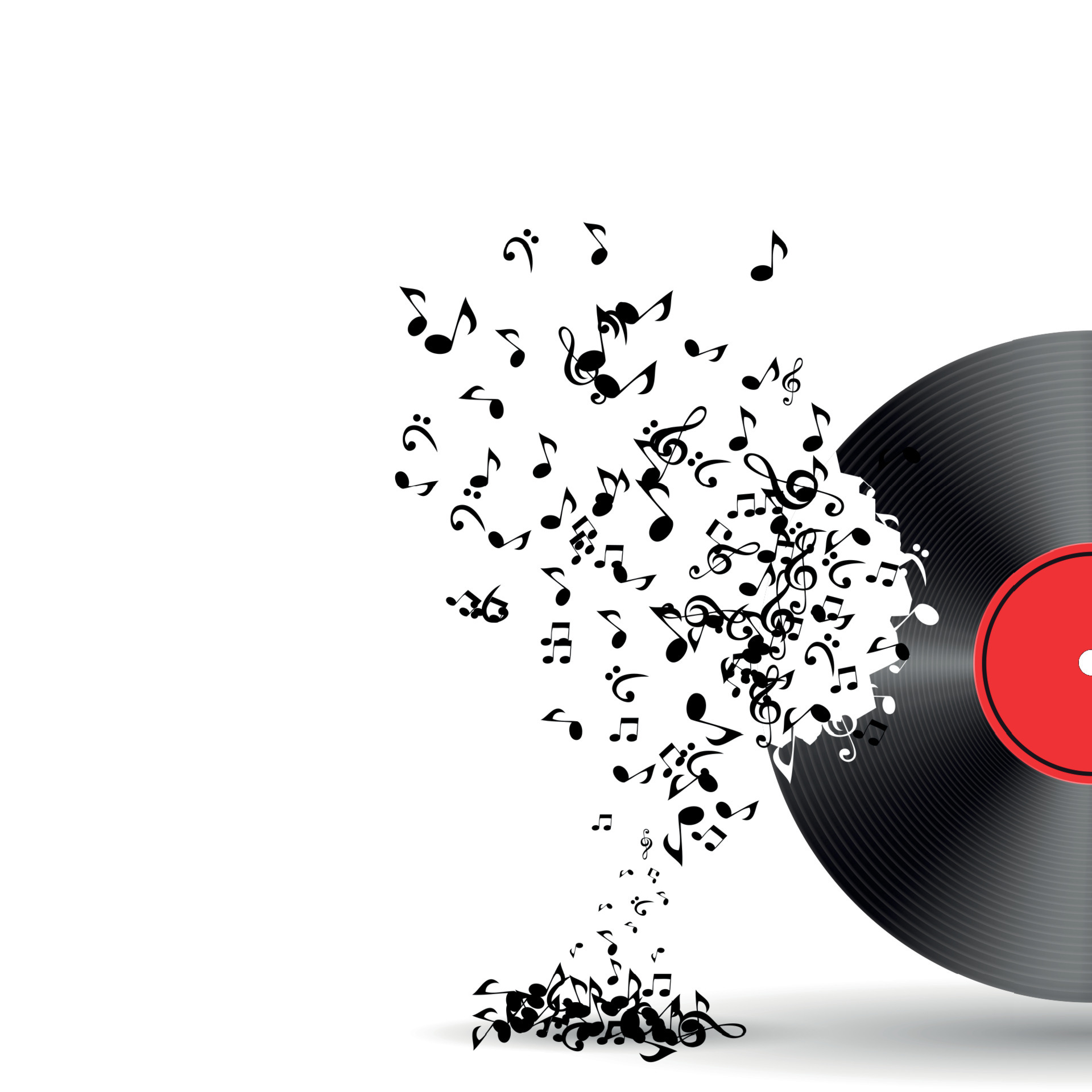 Abstract music background vector illustration for your design 4633531