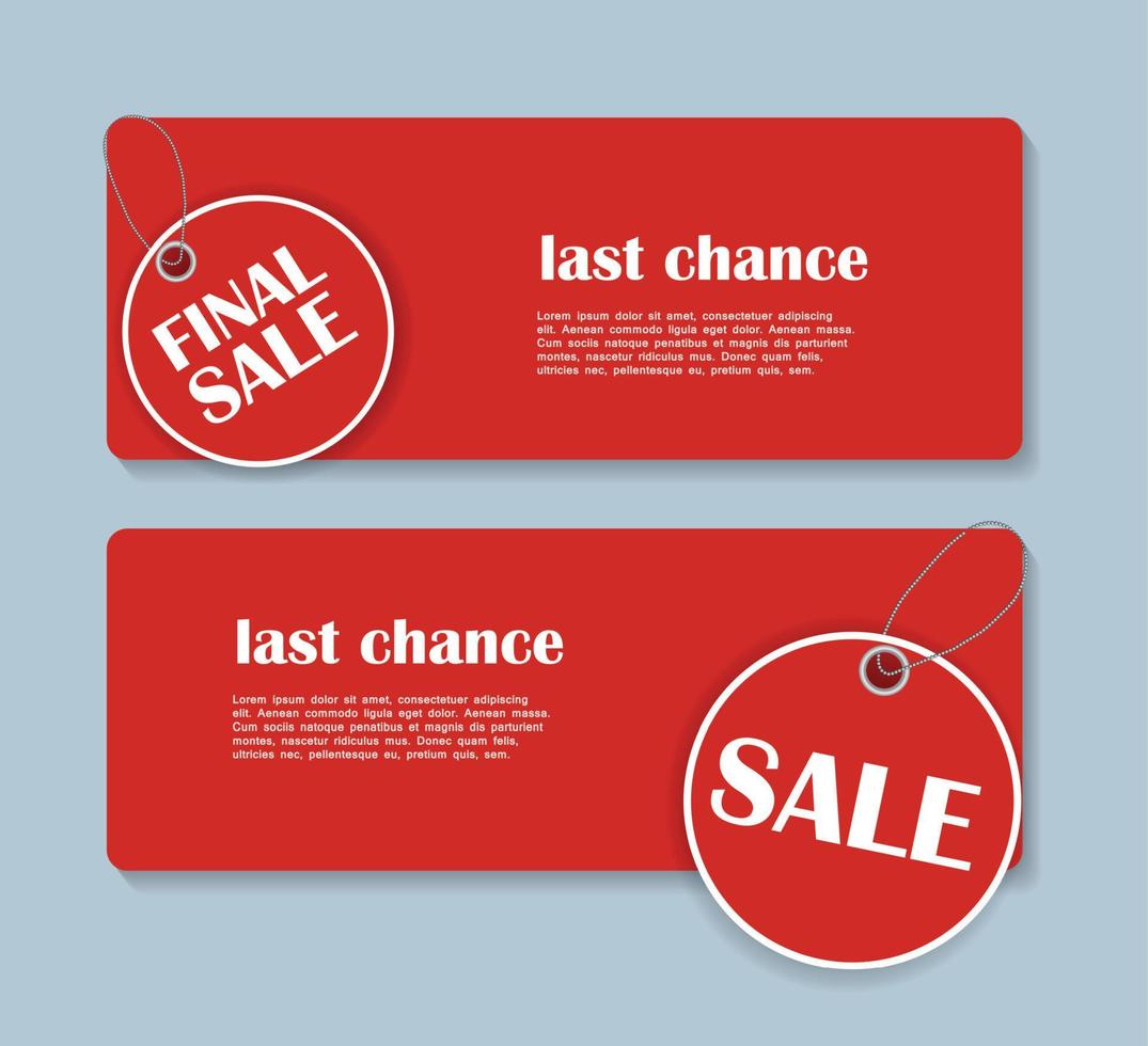 Sale Banner with Place for Your Text. Vector Illustration