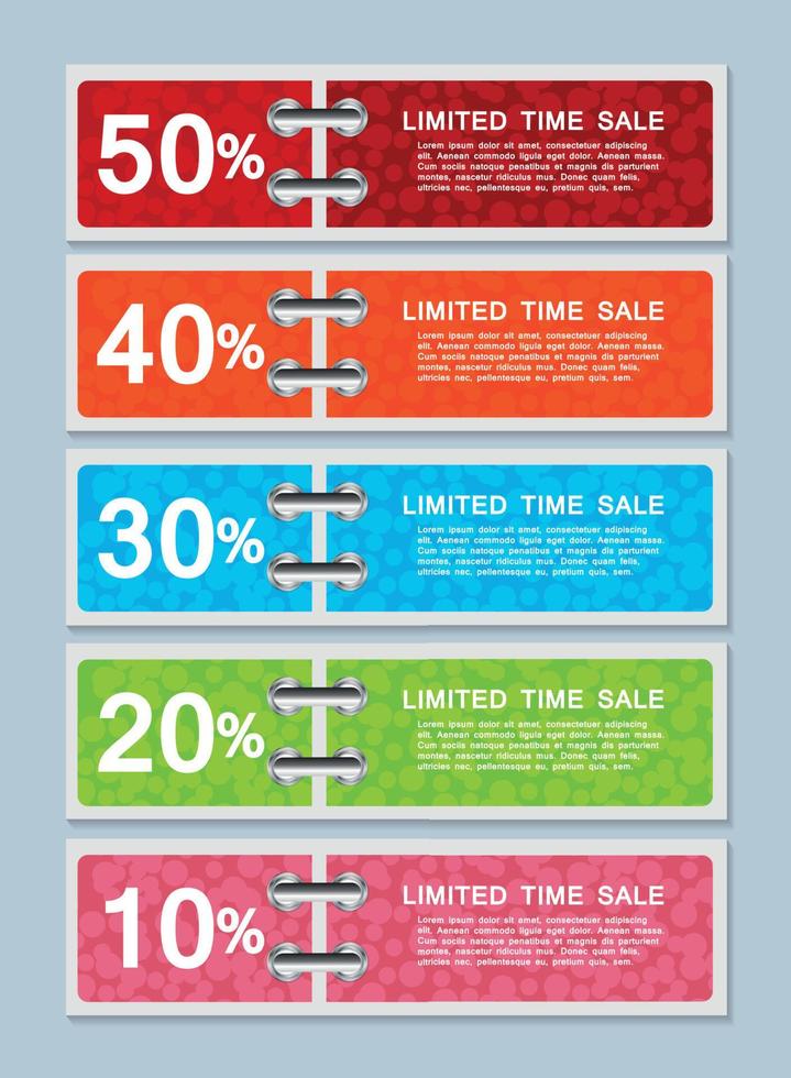 Sale Banner with Place for Your Text. Vector Illustration