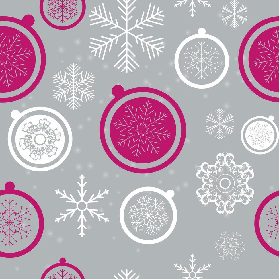 Happy New Year and Marry Christmas Seamless Pattern Background vector