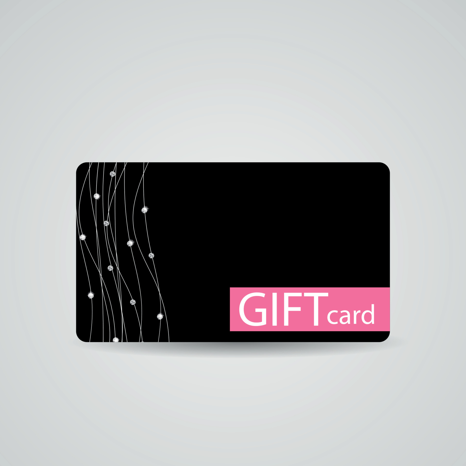 Abstract Beautiful Diamond Gift Card Design, Vector Illustration ...