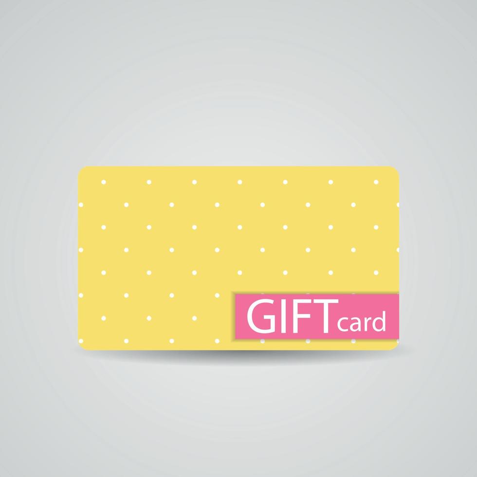 Abstract Beautiful Gift Card Design, Vector Illustration
