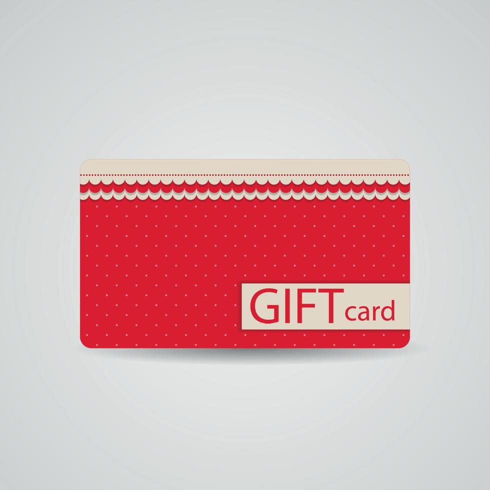 Abstract Beautiful Gift Card Design, Vector Illustration