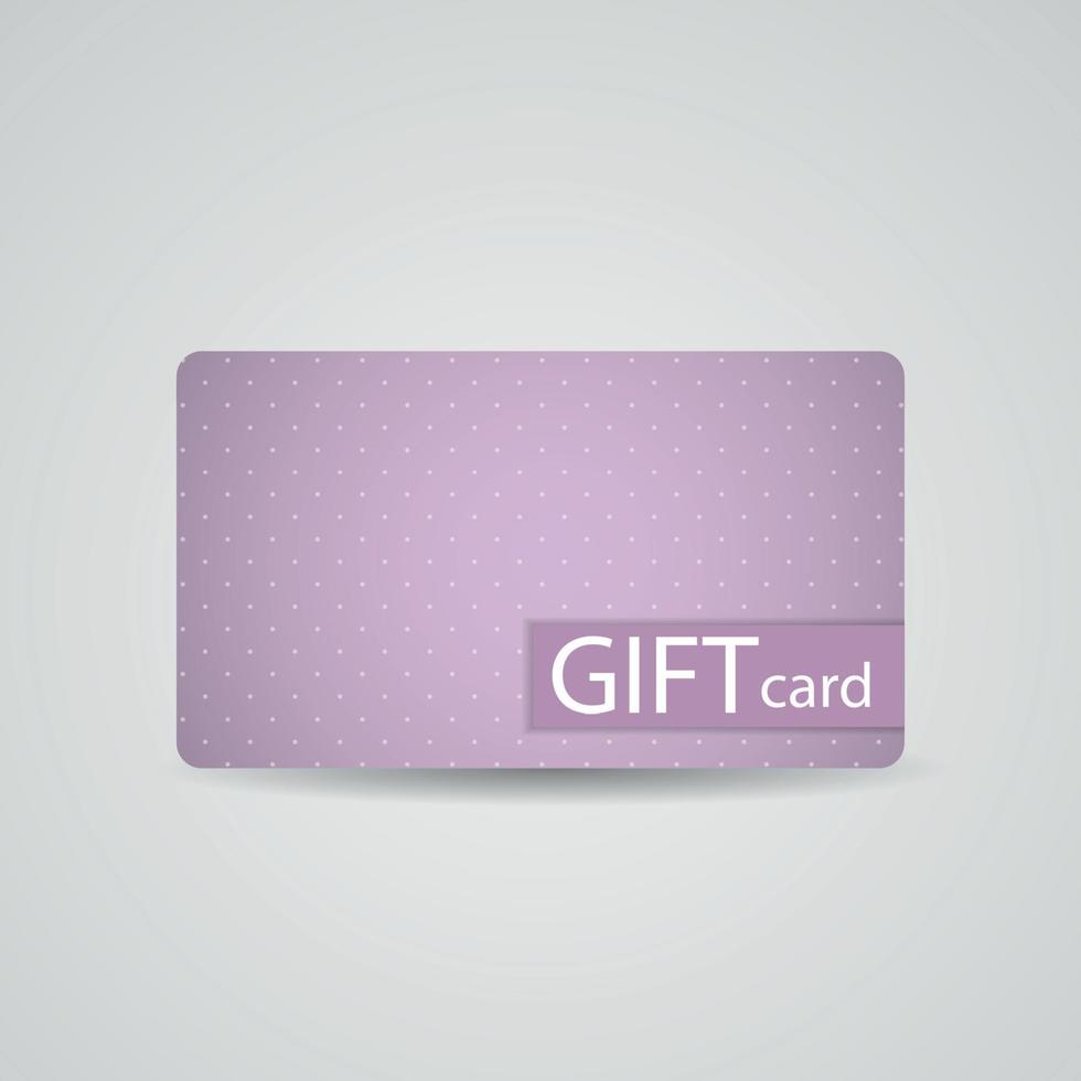 Abstract Beautiful Gift Card Design, Vector Illustration