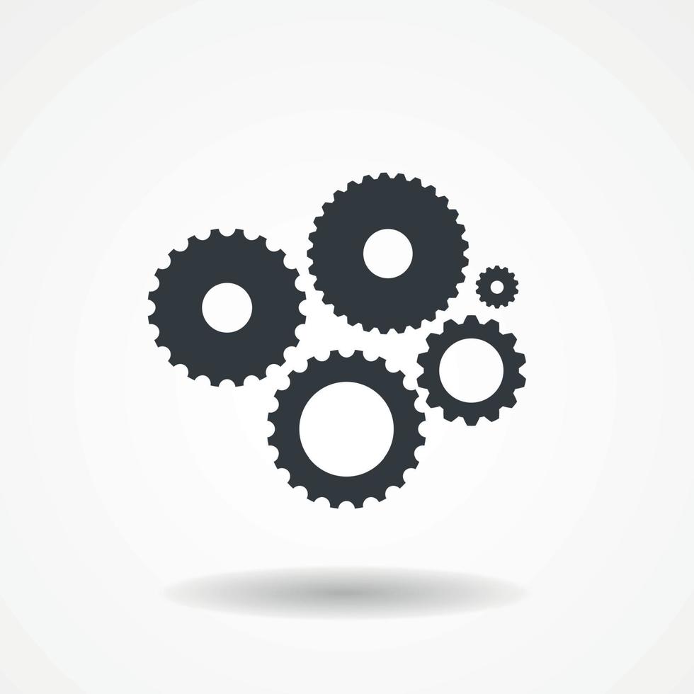 Gear Icon Vector Illustration