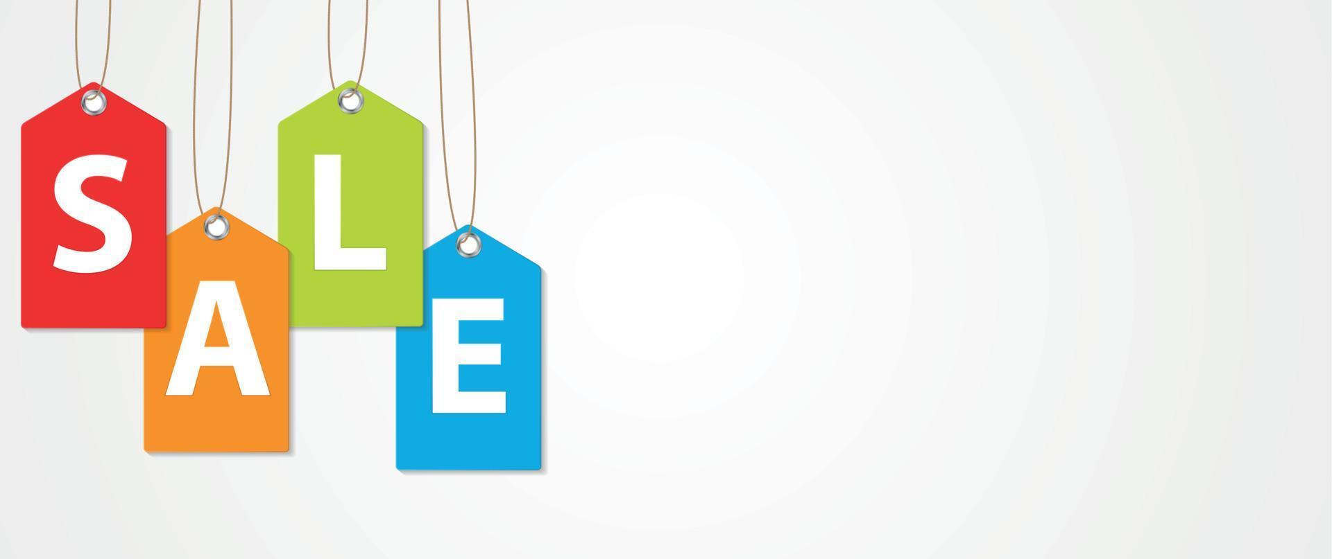 Sale Banner with Place for Your Text. Vector Illustration