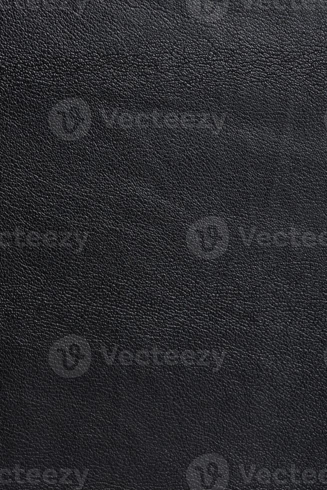 Black leather background texture. Full frame photo