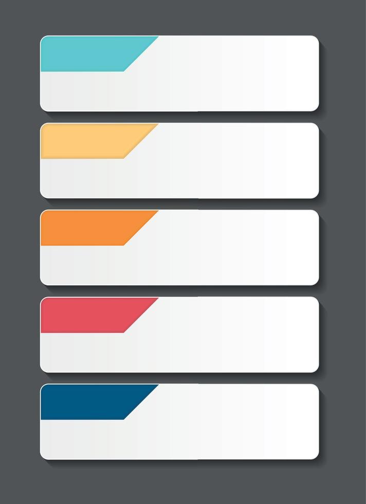 Elementos de diseño infográfico para su ilustración de vector de negocio