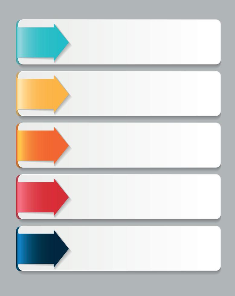 Elementos de diseño infográfico para su ilustración de vector de negocio