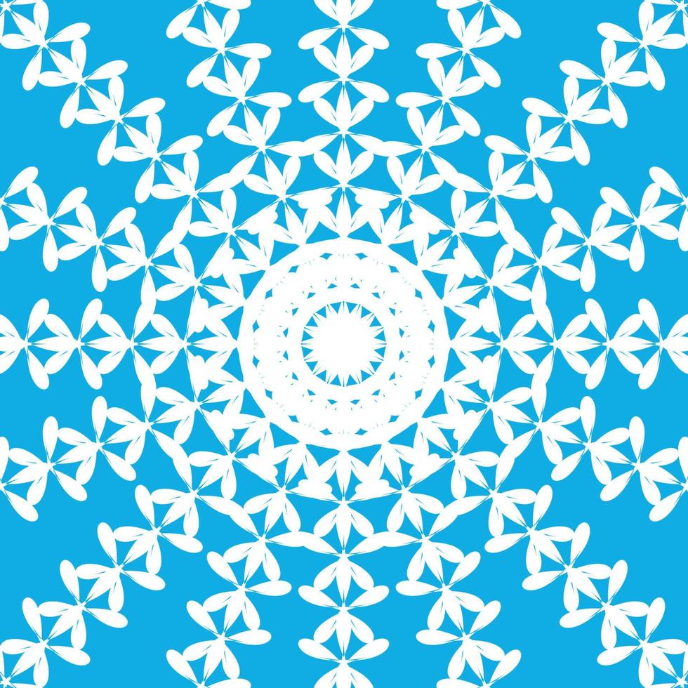Black and White Abstract Psychedelic Art Background. Vector Illu