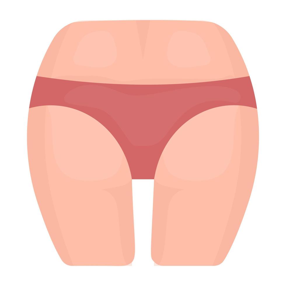 conceptos de abdomen femenino vector