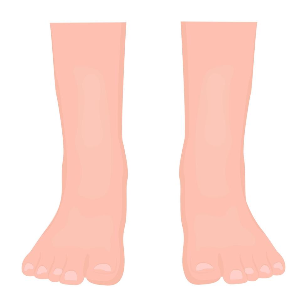 Trendy Feet Concepts vector