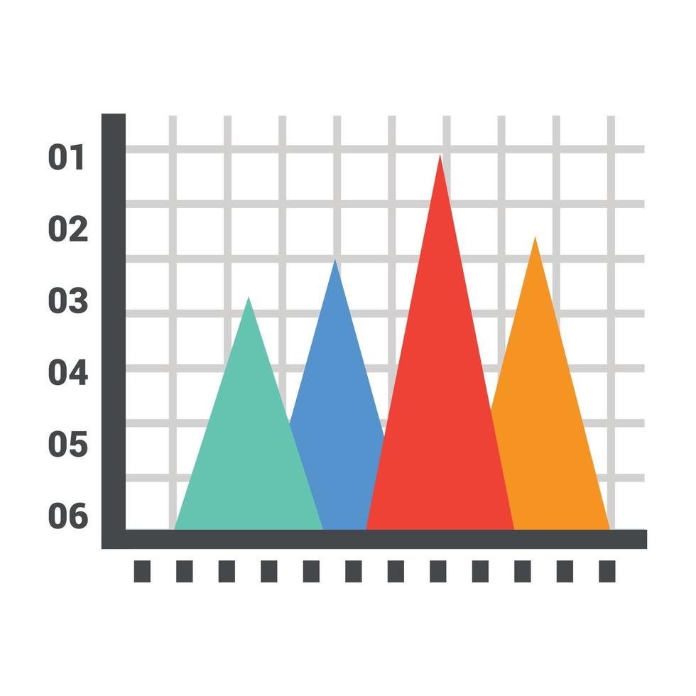 Pyramid Chart Concepts vector