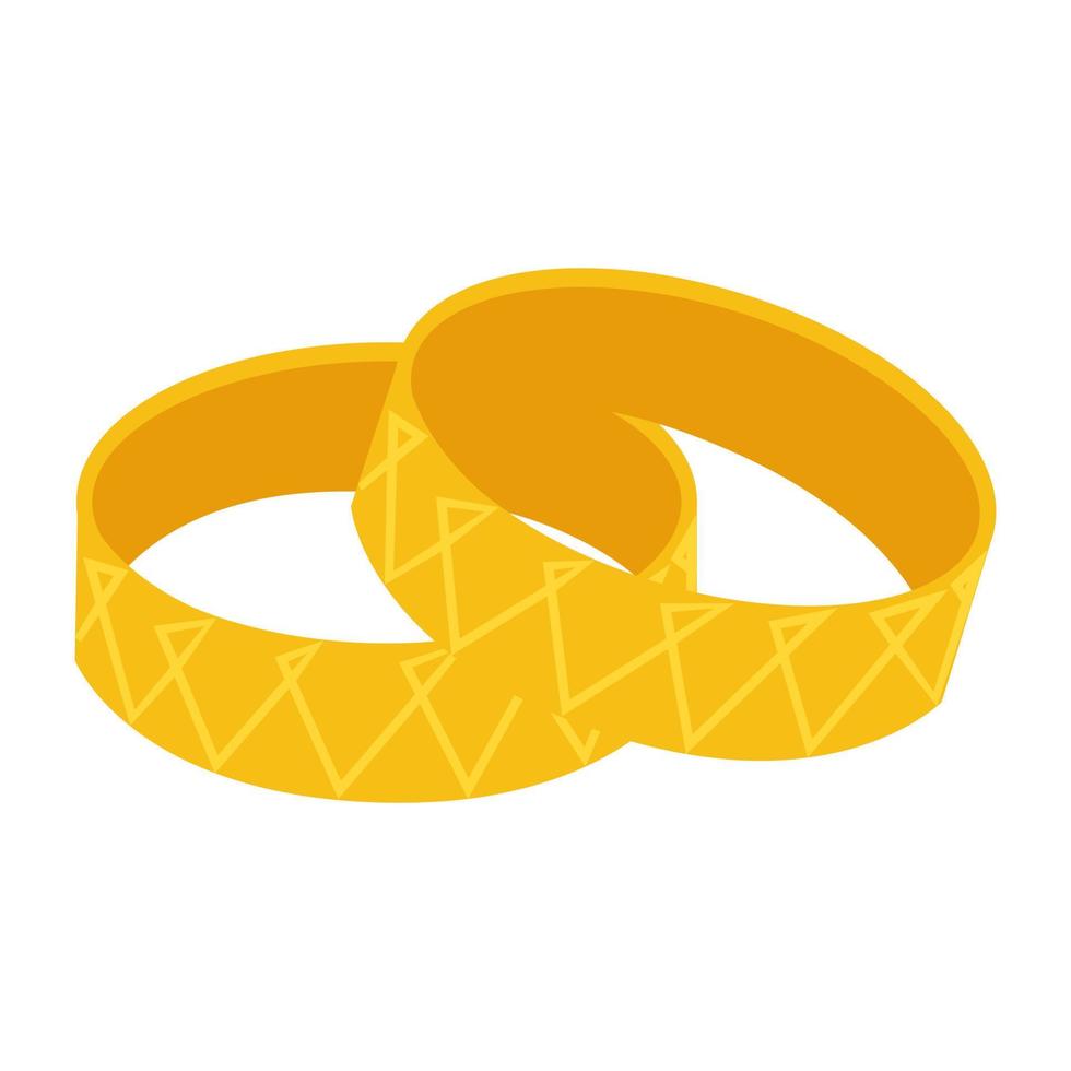 Gold Bangles Concepts vector