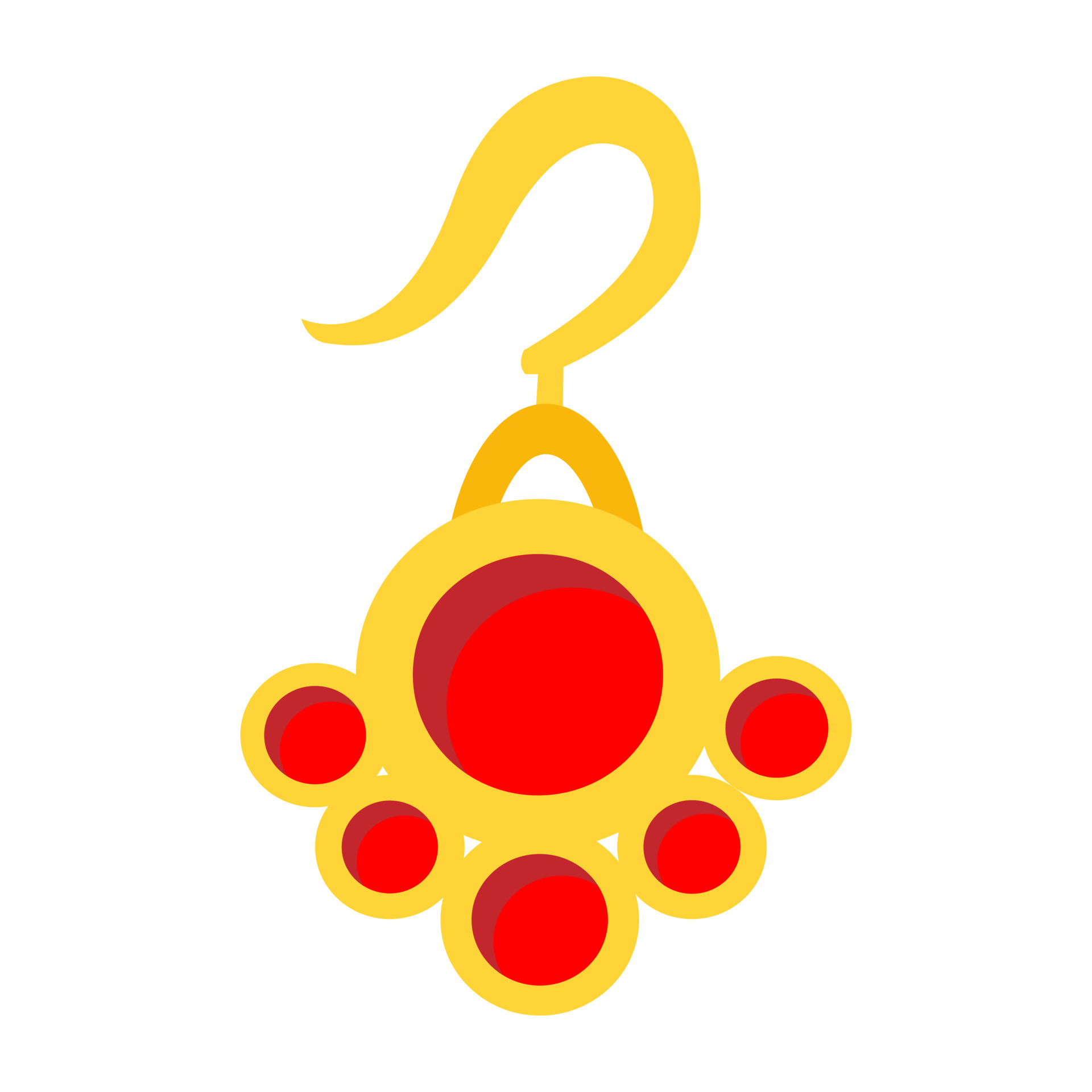 Gold Earring Concepts 4635337 Vector Art at Vecteezy