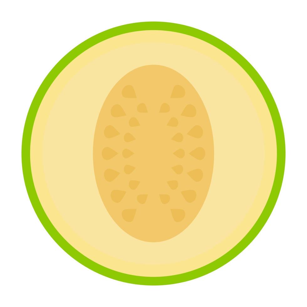 Trendy Cantaloupe Concepts vector