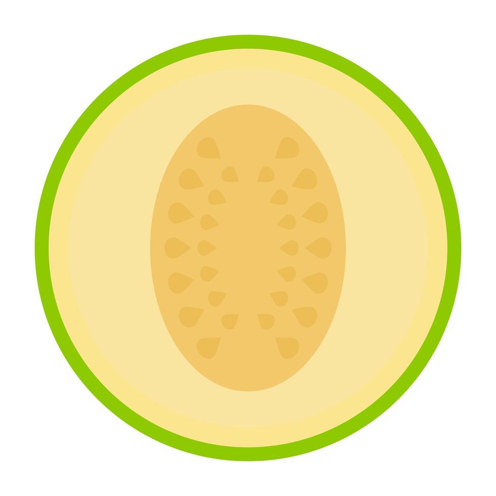 Trendy Cantaloupe Concepts vector