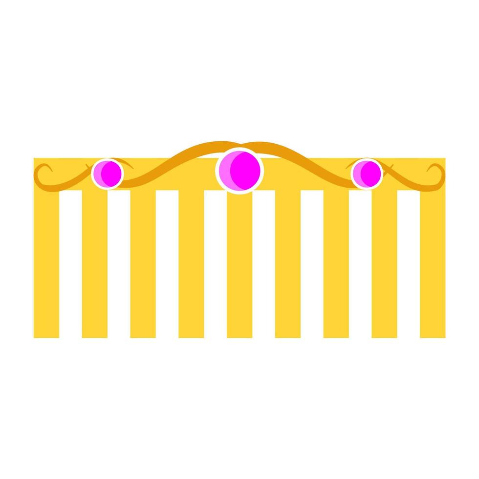 Gold Comb Concepts vector