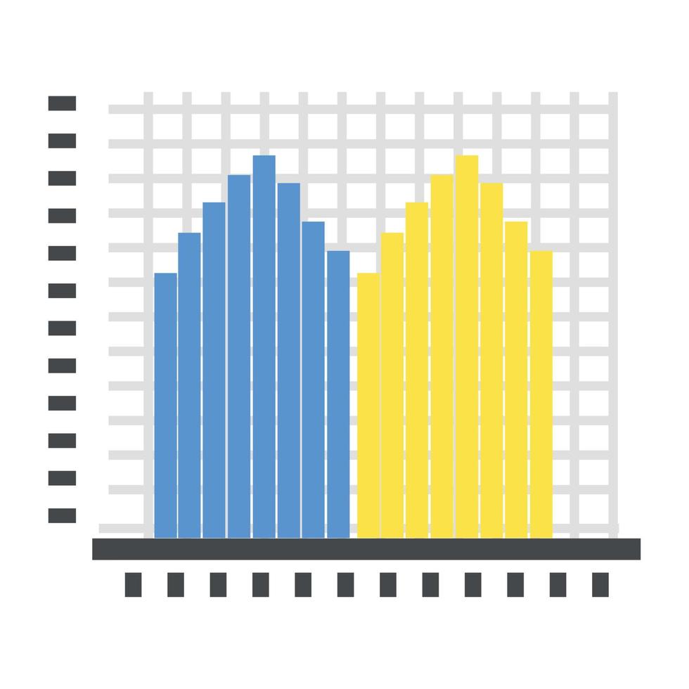 Trendy Histogram Concepts vector