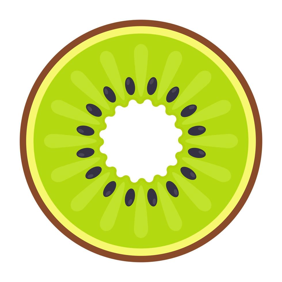 conceptos de kiwi de moda vector