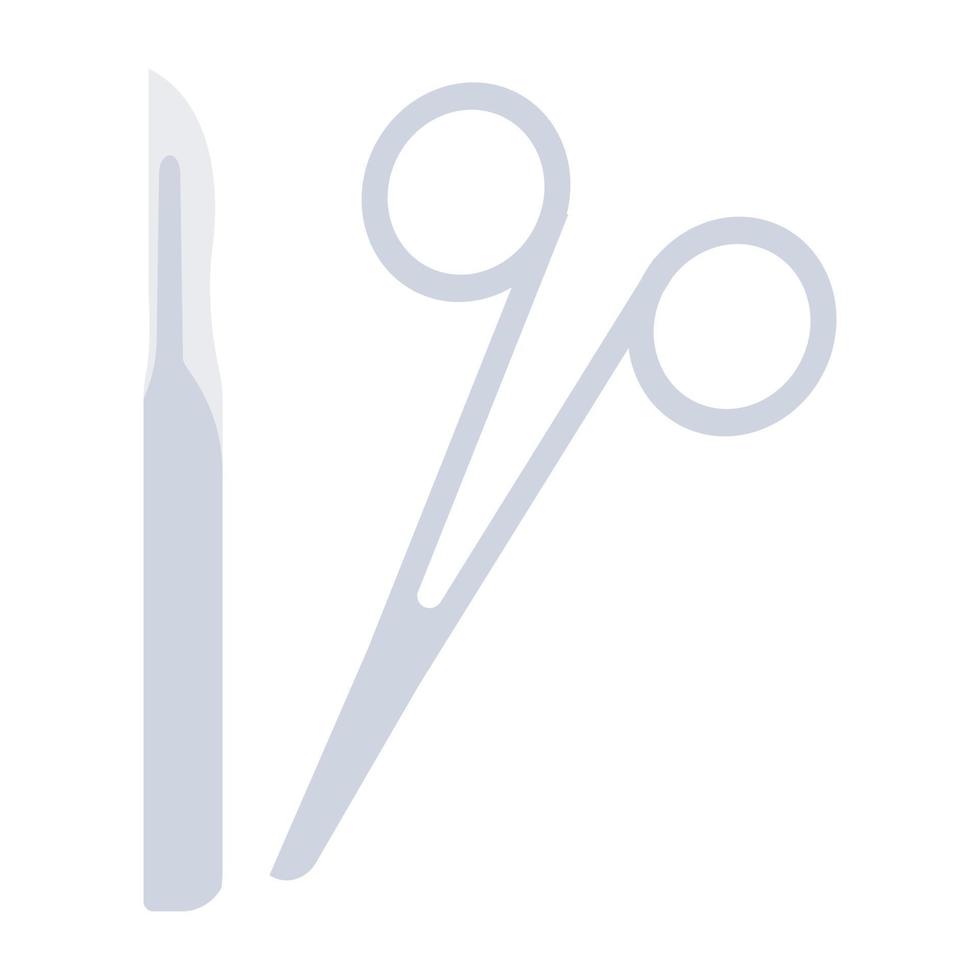 Surgical Instruments Concepts vector
