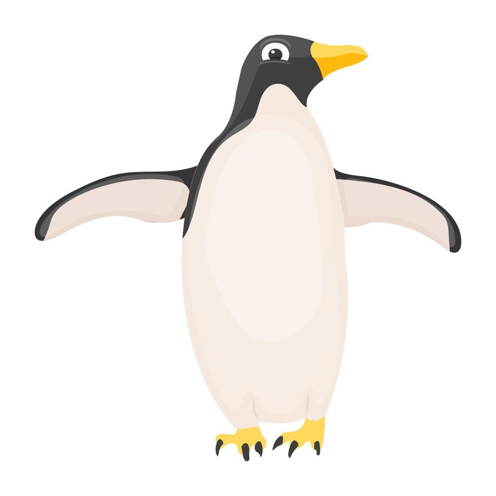 Trendy Penguin Concepts vector