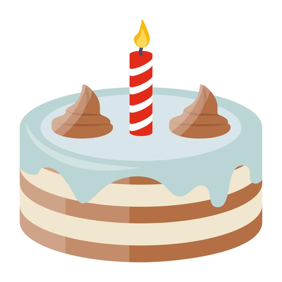 German Chocolate Cake 4635538 Vector Art at Vecteezy